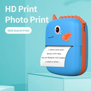 便携式迷你打印机A8 200DPI热敏标签不干纸打印机无线1000毫安时儿童迷你袖珍打印机 - Product Image 3