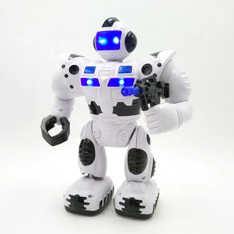 Robot elettrico universale per bambini cool light music ace agent robot elettrico giocattolo