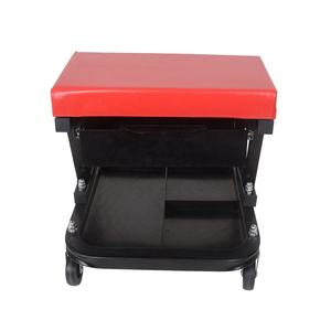 Silla de Reparación de Motocicletas Universal Negra/Roja Togetoo con <span class=keywords><strong>Cajón</strong></span> de Almacenamiento de Accesorios, Asiento Cómodo, 1 Año de Garantía - Product Image 6