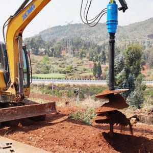 หัวสว่านไฮดรอลิกสำหรับรถขุดหัวสว่านเจาะดินสำหรับรถขุด - Product Image 5