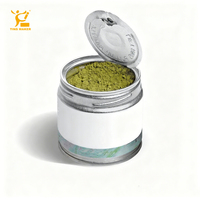 Boîte à thé matcha en métal soudée hermétique avec logo personnalisé Tinsmaker, OEM et ODM, qualité alimentaire, 30g 40g, emballage en boîte de conserve en métal pour thé matcha