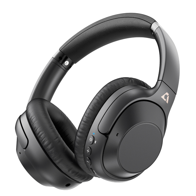 YMOO ANC + ENC Over-ear Headphones 80H Bluetooth 5.3 Noise Canceling Headphones with Mic Wireless and Wired Bluetooth Headset