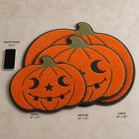 Tapis de bain en forme de citrouille Sanhome, tapis de salle de bain absorbant pour la décoration d'Halloween, antidérapant, en microfibre, vente en gros OEM