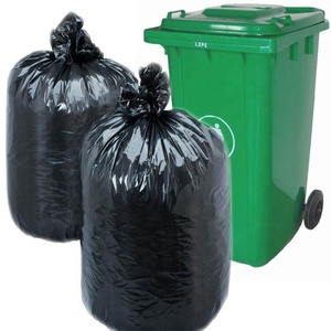 Bolsa de Basura Negra XXL Apta para Uso Industrial 35" X 40" (89cm X 102cm) Bolsa de Plástico Negra - Product Image 2
