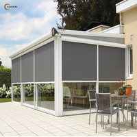 Persianas Enrollables Horizontales de Aluminio para Exteriores Kakadu, con Sistema de Cierre Zip, Motorizadas, Automáticas, con Protección Solar, Lisas, 10 Años de Garantía