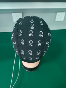 Capuchon d'électrogramme transcrânien Smart Health pour les ondes cérébrales <span class=keywords><strong>EEG</strong></span> 63 heures de positionnement noir taille unique - Product Image 2