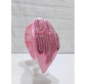 <b>Beaded</b> Headband with Premium Multicoloured Seed <b>Beads</b> Designed for Stylish Hair Looks and Decorative Luxury Hair Accessories - Product Image 3