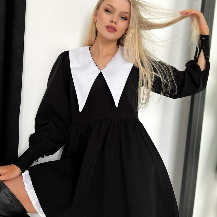 Black Audrey Hepburn Style Dress - Elegant & Unique
