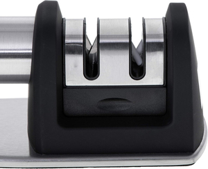 New Hot-selling 2 Stage Grinding Stone Tool Mini Kitchen Knife <b>Sharpener</b> for Knives Whetstone Manual Stainless Steel - Product Image 2