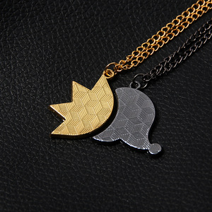Collier d'amitié unisexe Soleil et Lune avec perle émaillée, bijoux <span class=keywords><strong>FNaF</strong></span>, cadeau de costume pour hommes, femmes, fans, enfants, filles, garçons - Product Image 5