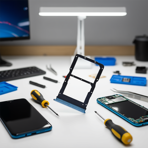 Bandeja para Tarjeta SIM para Honor X8a Azul, Doble Ranura, Repuesto - Product Image 3