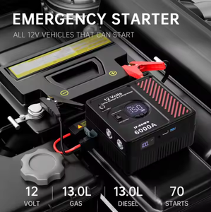 Prix usine Heavy-Duty Multifonction 6000Amp Jump Pack Lumière LED <span class=keywords><strong>Chargeur</strong></span> de batterie de voiture <span class=keywords><strong>Booster</strong></span> Compresseur d'air 2000A 3000A 4000A - Product Image 2