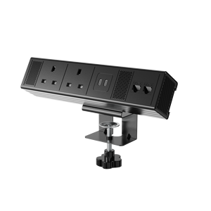 USB-C पोर्ट हटाने योग्य माउंट <span class=keywords><strong>2</strong></span> आउटलेट के साथ आधुनिक एर्गोनोमिक डेस्क क्लैंप पावर स्ट्रिप और फास्ट डिवाइस चार्जिंग के लिए त्वरित चार्ज - Product Image 5