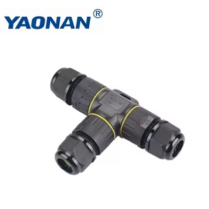 Nouvelle boîte de jonction électrique étanche IP68 en ABS mâle/femelle 3P, boîte de jonction électrique souterraine à 3 voies, connecteur de câblage électrique extérieur - Product Image 5