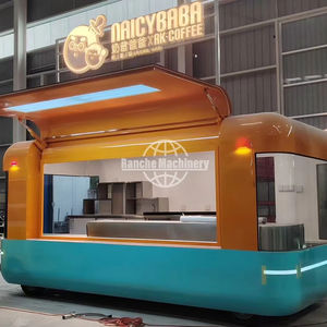 Chariot de restauration mobile en acier inoxydable de 20 pieds, camion de restauration rapide, remorque entièrement équipée, cuisine complète, crème glacée, snacks, prix compétitif - Product Image 1