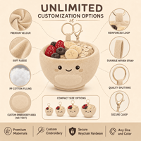 Fabricant de jouets en peluche personnalisés OEM ODM, animaux en peluche, porte-clés, mascottes, pour les campagnes de nutrition et de bien-être, les cadeaux promotionnels