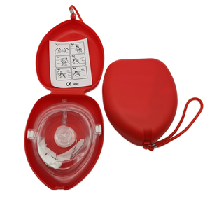 Buona qualità respiratore artificiale pronto soccorso emergenza CPR ossigeno maschera viso cardiopolmonare rianimazione CPR maschera - Product Image 3