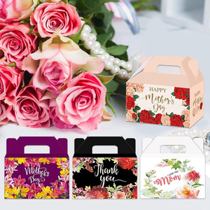 <span class=keywords><strong>Feliz</strong></span> Día DE LA MADRE Bolsas de regalo de papel Mejor mamá Favor de fiesta de cumpleaños Caja de regalo Regalos florales Galletas Cupcake Mango Caja del Día de la madre - Product Image 2