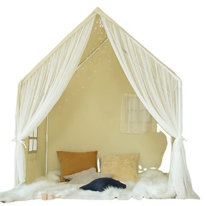 Grande tente Playhouse Tente de maison de jeu intérieure Château Tente pour filles garçons Play <span class=keywords><strong>Cottage</strong></span> - Product Image 1