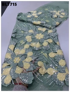 Lusso abito da sposa tessuto Austria ricamo moda Design paillettes pizzo <span class=keywords><strong>di</strong></span> fabbrica prezzo <span class=keywords><strong>di</strong></span> fabbrica tessuto <span class=keywords><strong>di</strong></span> pizzo per matrimonio la nostra azienda - Product Image 4