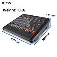 CMS-1000 Table de Mixage Audio Professionnelle Numérique 10 Canaux – Console de Son pour Karaoké