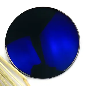 Lentes de corte fotocromáticas 1.56 spin, lentes fotocromáticas com visão única, cor cinza, corte de luz azul fotocromática