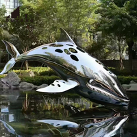 Sculpture de papillon en acier inoxydable sur mesure, grande taille, pour installation artistique extérieure de villas et hôtels, statue en métal poli miroir
