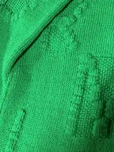 Мужской свитер на заказ кардиган свитер зеленый вязаный кардиган с тиснением свитер