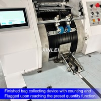 Machine de fabrication de sacs en papier à fond en V standard JD400 pour boulangerie et plats à emporter, avec alimentation en rouleau réglable et suivi de la production