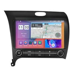 MEKEDE AM FM ADAS DVR Qled, pemutar musik mobil layar sentuh untuk KIA K3 2013-2015 autoradio 2 din mobil