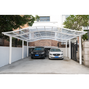 Abri de voiture en aluminium pour plusieurs véhicules, capacité de stationnement ajustable, colonnes de support à hauteur réglable pour abri de voiture de jardin - Product Image 6