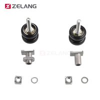 Système de roulement à billes moderne disponible, roulettes de porte coulissante en fer pour charge lourde, extérieur, garage, balcon, OEM