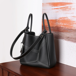 Fashion Women Designer Handbags Women'S Genuine Leather Hand Shoulder Bucket Tote Bags for Ladies Girls Luxury - Product Image 1