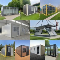 Maison moderne de 20 pieds portable préfabriquée de type Z Maison en conteneur pliable de haute qualité pour chambre à coucher, appartement et boutique
