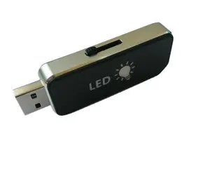 Latest Push-Pull USB Flash Drive Pendrive LED Light 64GB USB Stick Various Capacities 32GB 16GB 8GB 4GB 2GB 1GB 256MB USB 2.0