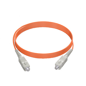Câble de raccordement optique OEM ODM Orange à fibre monomode SC-SC multimode OM3 OM4 PVC LSZH pour réseau FTTH 5G - Product Image 1
