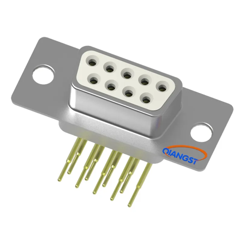 9 pin rs232 connector d-sub DR9 port connector Female 90right angle serial rs232 D-sub connectors