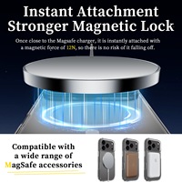 Étui de protection magnétique transparent pour iPhone 17 Pro et iPhone 17 Pro Max – Coque rigide transparente en TPU et acrylique