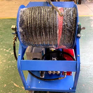 Nouvelle machine de nettoyage de tuyaux électrique hydraulique haute pression pour les ateliers de lavage de voitures et le débouchage des blocages de ciment et de béton - Product Image 4