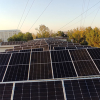 Panel Surya LONGi Hi-MO X10 LR7-72HVHF 650M Tipe-N HPBC 2.0 Anti-Debu Modul PV untuk Sistem Atap Komersial Indonesia Filipina