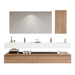 Cina all'ingrosso di fabbrica <span class=keywords><strong>Outlet</strong></span> Design armadi da bagno specchio bagno vanità per il bagno moderno - Product Image 5
