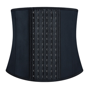 Rivestimento sudore vita Trimmer Shaper allenamento <span class=keywords><strong>per</strong></span> Sauna cintura 6 ganci <span class=keywords><strong>per</strong></span> dimagrire il corsetto in lattice avvolgere vita Trainer Shapewear - Product Image 4