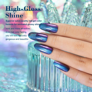 Esmalte de Uñas en <span class=keywords><strong>Gel</strong></span> con Brillo Degradado de Color Cambiante, Profesional, al por Mayor, de Marca Privada, con Efecto Cromo, UV, Removible - Product Image 5