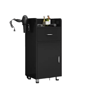 Internet Celebrity <b>Trendy</b> <b>Shop</b> Barber <b>Shop</b> Tool Cabinet Hair Cutting Cabinet Storage Rack Hairdressing Tool Table - Product Image 2