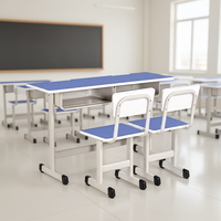 Ensemble de mobilier de bureau et scolaire pour partenaires de vente en gros : Bureau et chaise ergonomiques, table et chaise d'étude à assembler