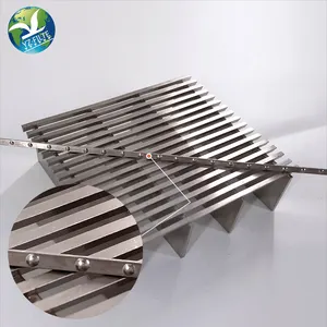 Wedge V Slotted Wire Stainless steel 316 Sieve Plate Johnson screen filter with high quality
