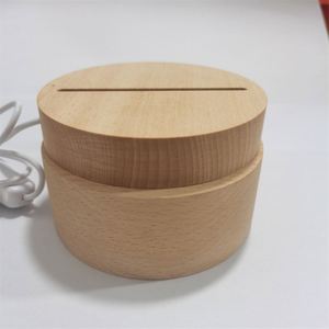 Lampada Notturna LED in Legno con Base Personalizzata, Design Moderno, Regalo per Ragazze, 5V, Luce d'Atmosfera in Acrilico, USB, Decorazione per Camera da Letto - Product Image 5