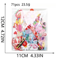 Patchs brodés mignons faits à la main en gros, motifs floraux thermocollants en PVC pour décorations DIY pour enfants sur les chapeaux