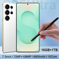Teléfono Móvil S25 Ultra 1TB ROM 5G, 16GB RAM, Pantalla AMOLED de 7.3" y 120Hz, Cámara de 108MP, Batería de 8000mAh, Octa Core, Carga Rápida, Venta al Por Mayor de Fábrica