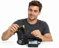 Module laser à points CW 380 nm 60 mW, source laser UV violette pour la vision industrielle de machines de balayage et d'alignement et la détection optique